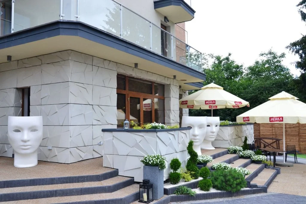 Stylish exterior at Agit Hotel Congress & Spa